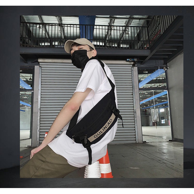 Túi Đeo Chéo Nam Và Nữ Thiết Kế Thời Trang  Siêu Tiện Lợi Có Thể Đeo Bụng Đeo Hông Đều Được | BigBuy360 - bigbuy360.vn