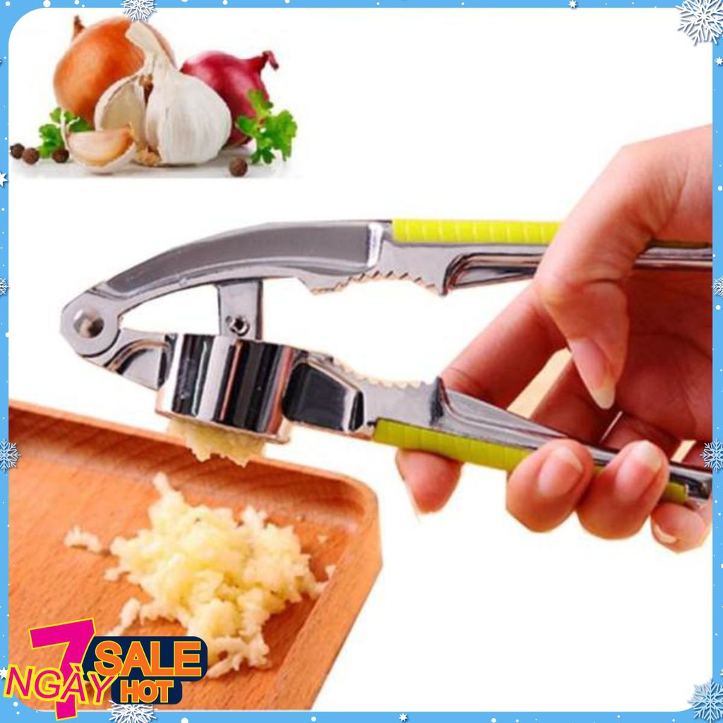 Dụng cụ dã, dập hành tỏi (ép gang)