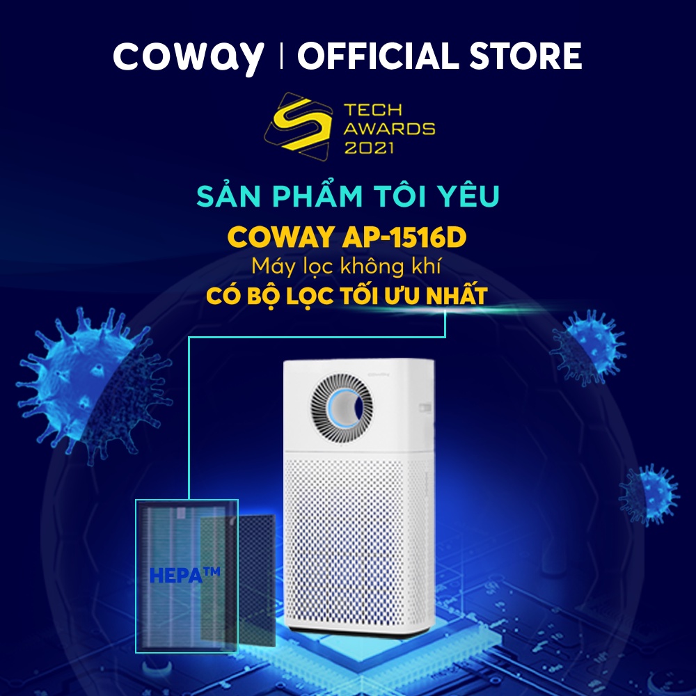 Máy lọc không khí Coway Storm AP-1516D