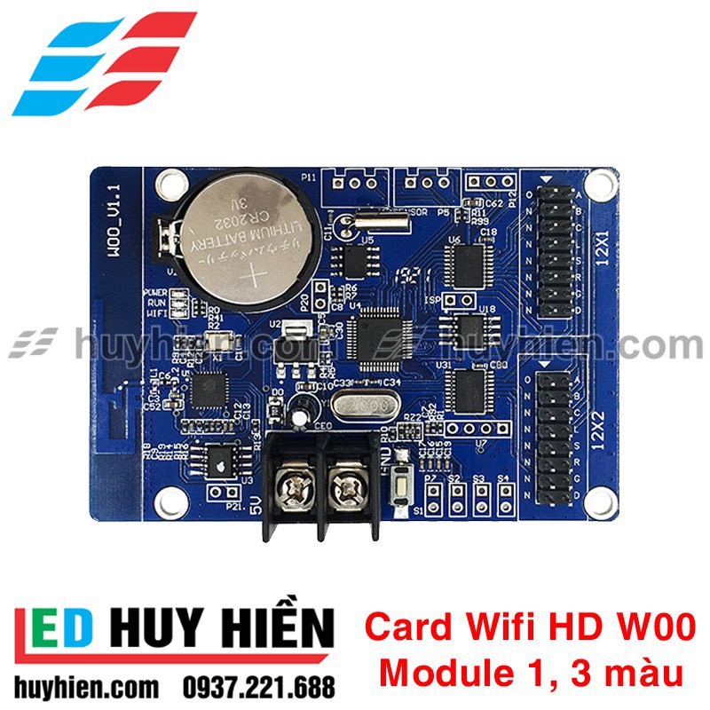 Card Wifi HD W00, W02, W03, W04 Module led 1 màu, 3 màu | BigBuy360 - bigbuy360.vn