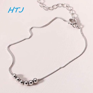 Lắc tay bạc 925 lắc tay bi bạc sợi mảnh siêu xinh_HTJ
