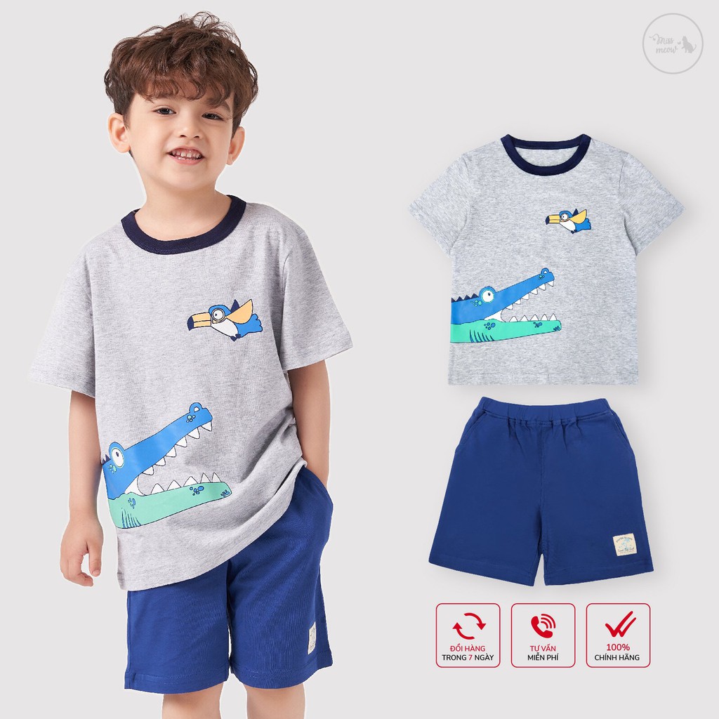 [Made in Vietnam] Bộ Bé Trai Bigfox Bộ Cộc Tay Cho Bé Mùa Hè Chất Cotton Mã Xuất Online 03