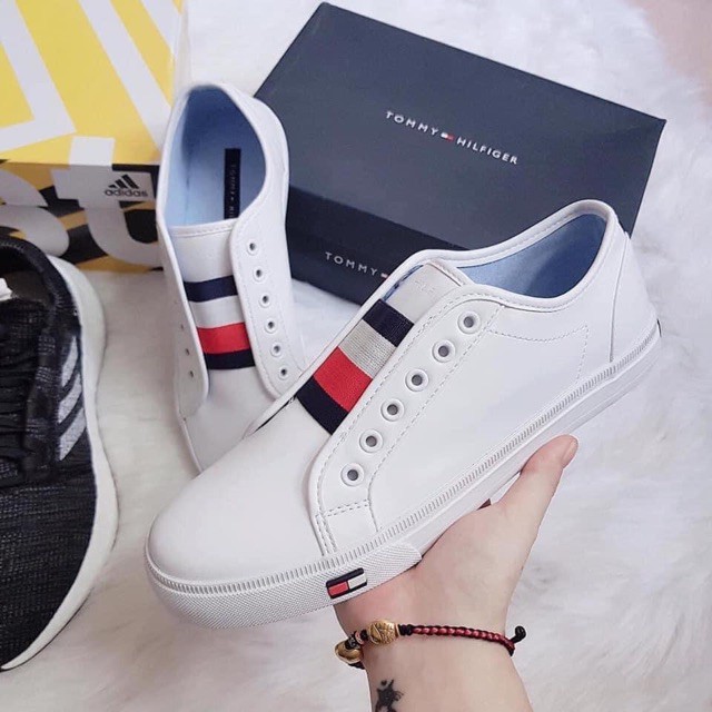 [Giày Auth chính hãng] Giày Tommy Hilfiger Anni Slip-on Unisex. Authentic bill US