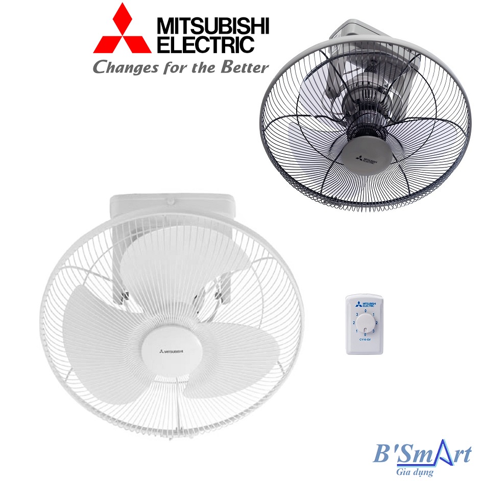 Quạt trần đảo Mitsubisshi CY16-GA WH/SF-GY
