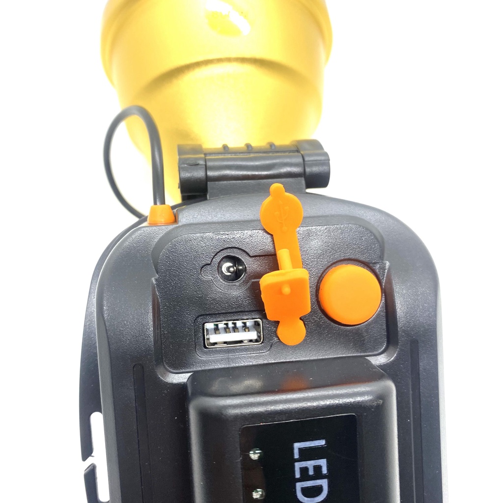 Đèn pin đội đầu siêu sáng, đèn đeo đầu K1000 6 pin , cổng ra USB, bảng hiển thị pin choá 10cm chiếu xa 500M