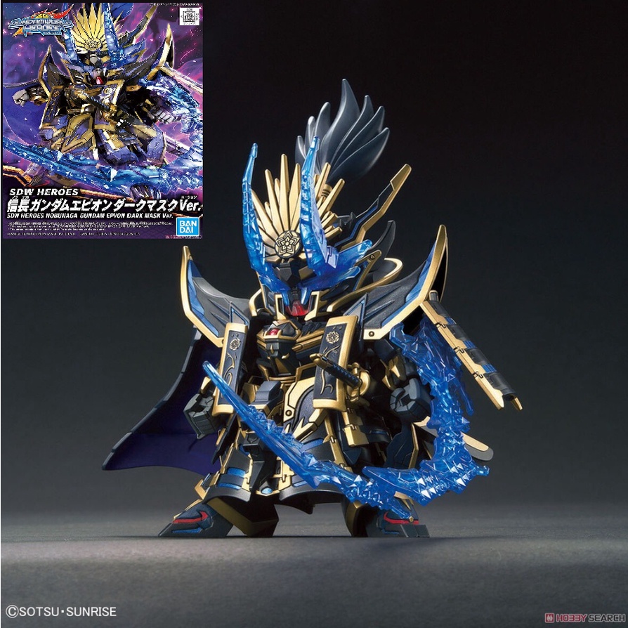 MÔ HÌNH LẮP RÁP BANDAI SDW HEROES NOBUNAGA GUNDAM EPYON DARK MASK VER