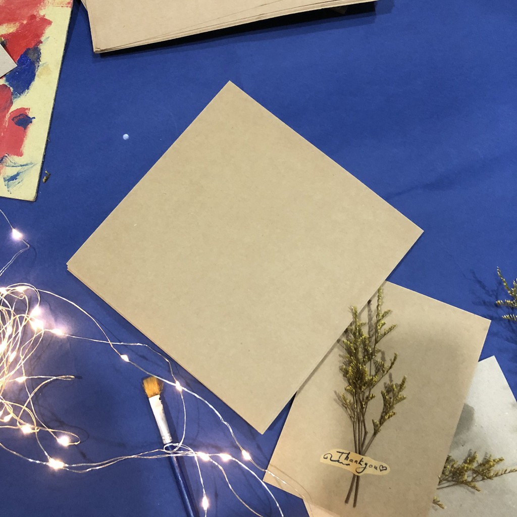 50 tờ giấy Kraft Nhật 230gsm và Kraft da bò 70gsm