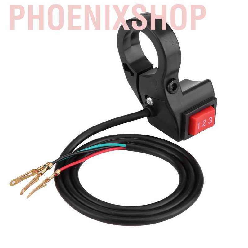 Công Tắc Chuyển Đổi Tốc Độ 22mm 7/8in 3 Cho Xe Máy Điện E-Bike