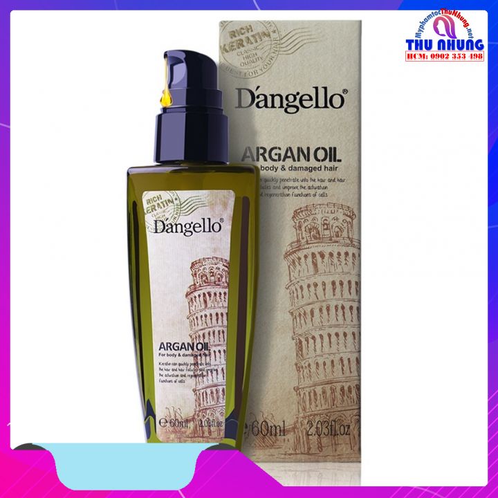 TINH DẦU ARGAN OIL DANGELLO DƯỠNG BÓNG MƯỢT TÓC 60ML