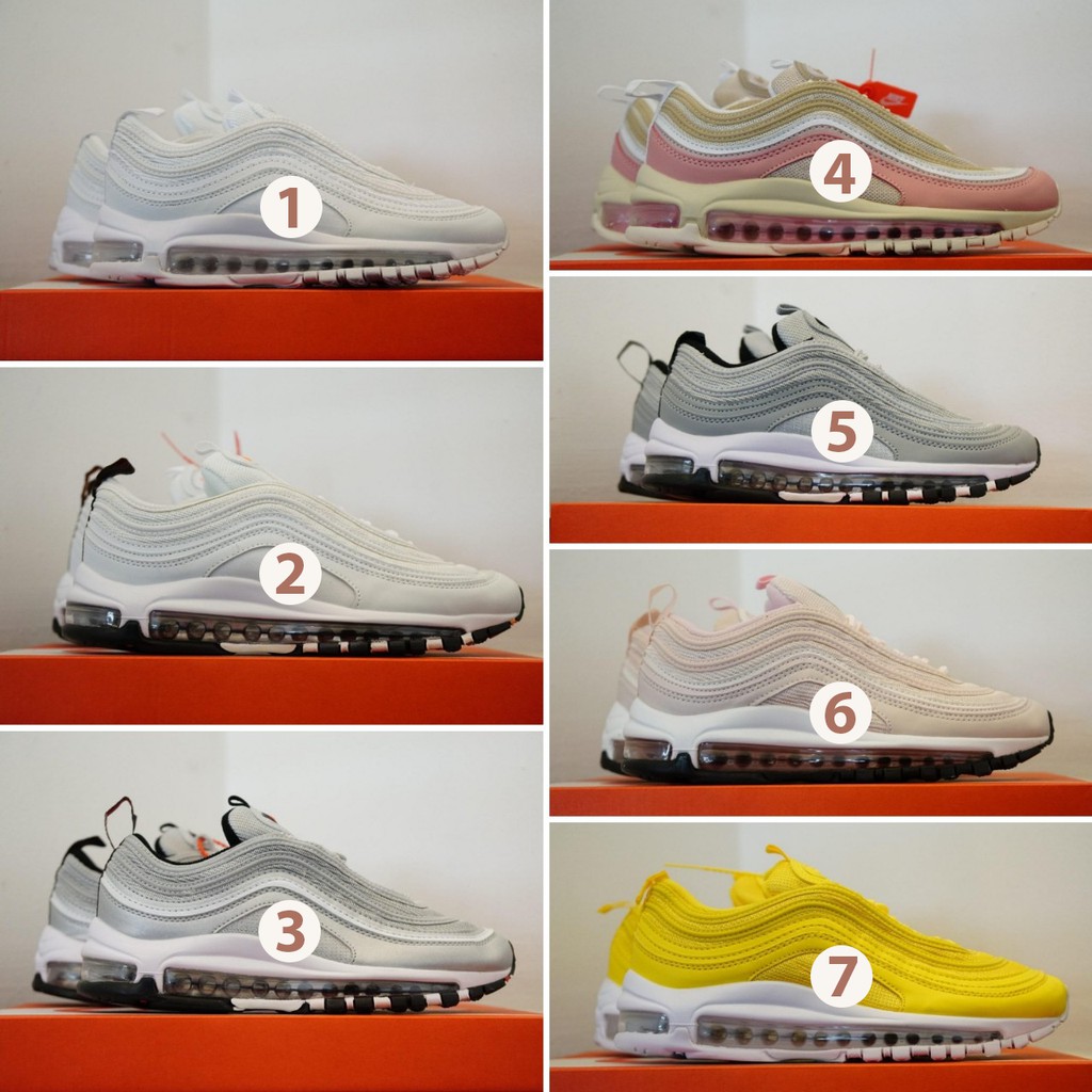 [Shock Giảm 39%] Giày Thể Thao Sneakers Air Max 97 Phản Quang - Ảnh thật có clip trên tay