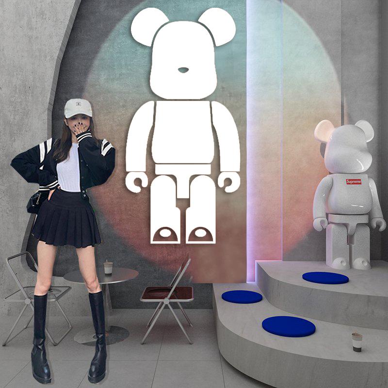 BearBrick Dán Tường decor phòng size LỚN