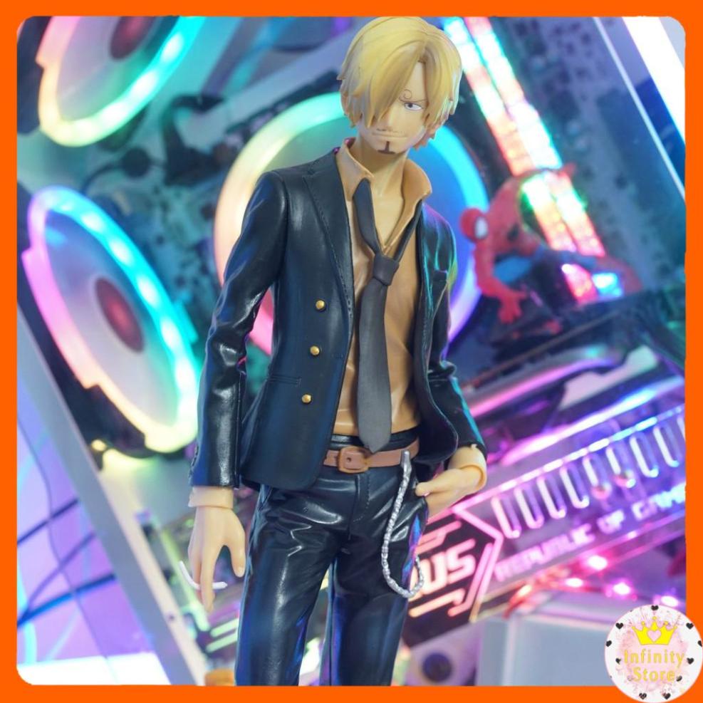 MÔ HÌNH SANJI VEST ĐEN 30CM INFINY DECOR