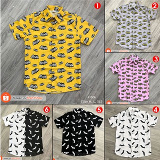 [Yeah1Shop]- Áo sơ mi hoạt hình Batman (M, L,XL) (SMHH)