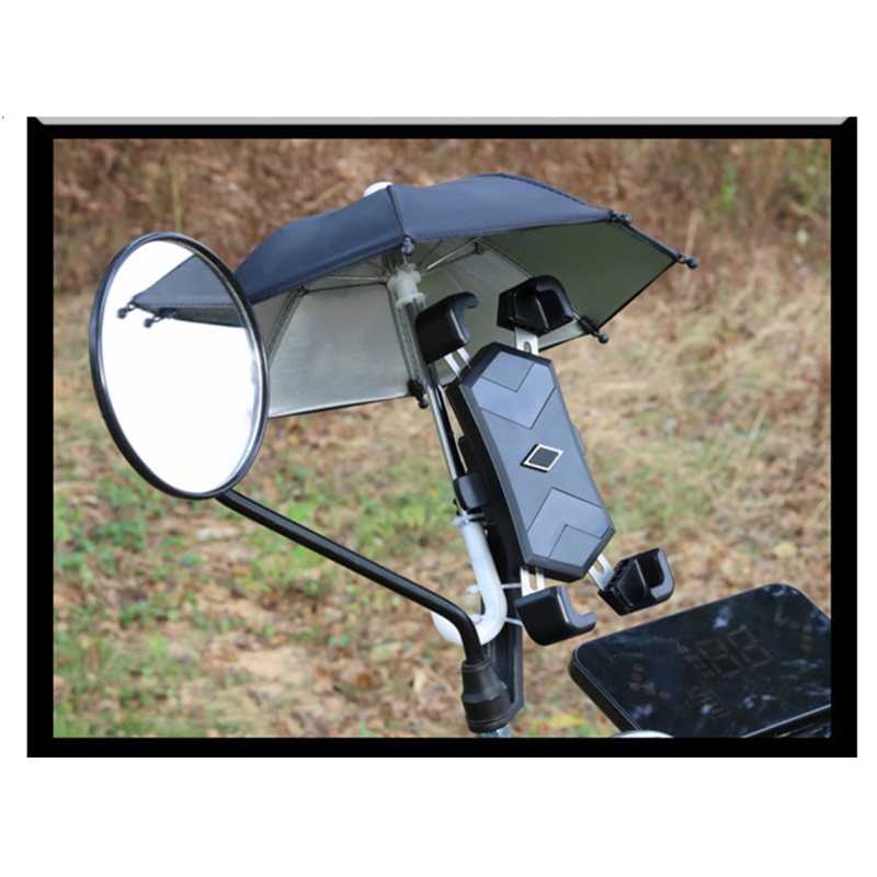 Dù Mini Gắn Điện Thoại Trang Trí Xe Đạp