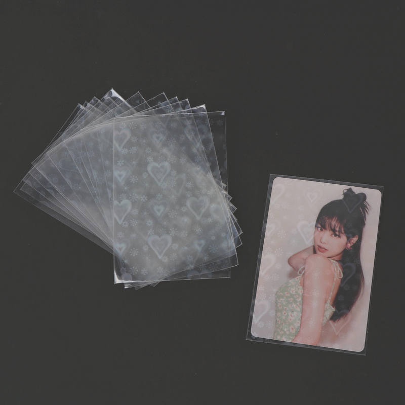 Set 50 túi bảo vệ dùng đựng thẻ chơi game hoặc hình nhóm nhạc thần tượng Kpop