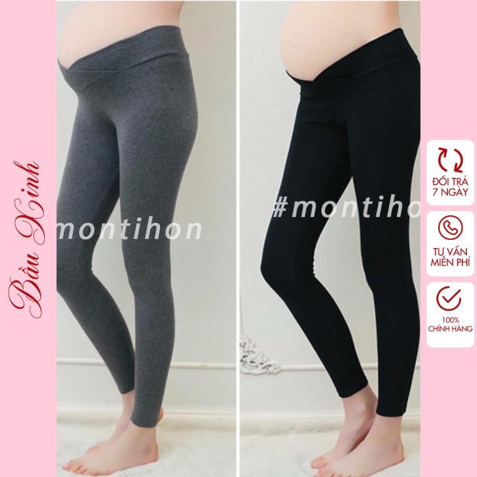 Quần legging thun cạp chéo công sở cho bà bầu(thun mềm và đẹp) - Tổng kho đồ bầu