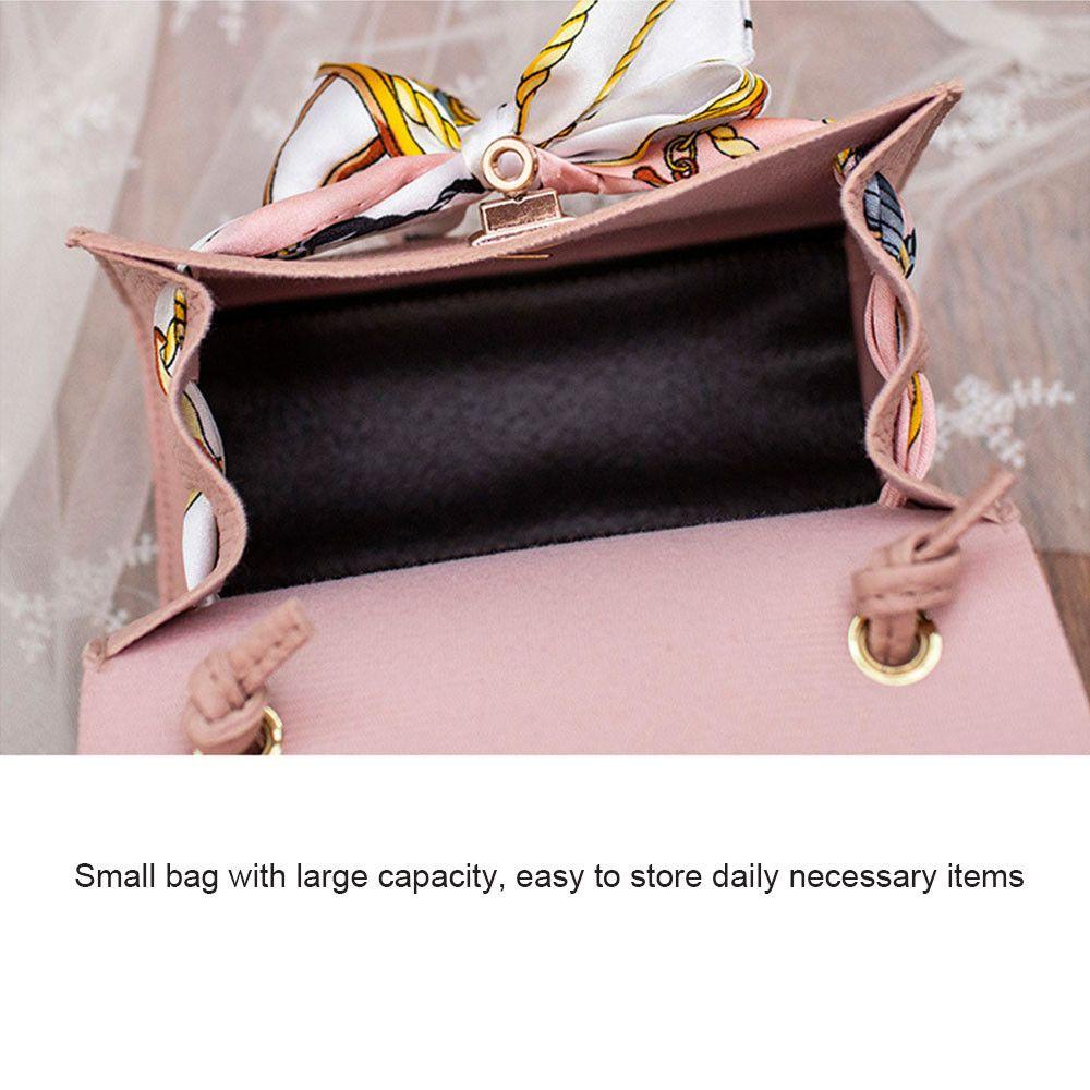 JUNE Túi Xách Da PU Đính Nơ