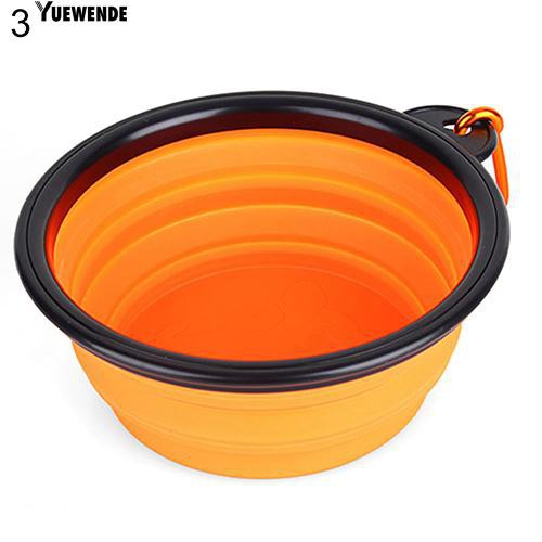 Tô đựng thức ăn bằng silicone có thể thu gọn cho thú cưng