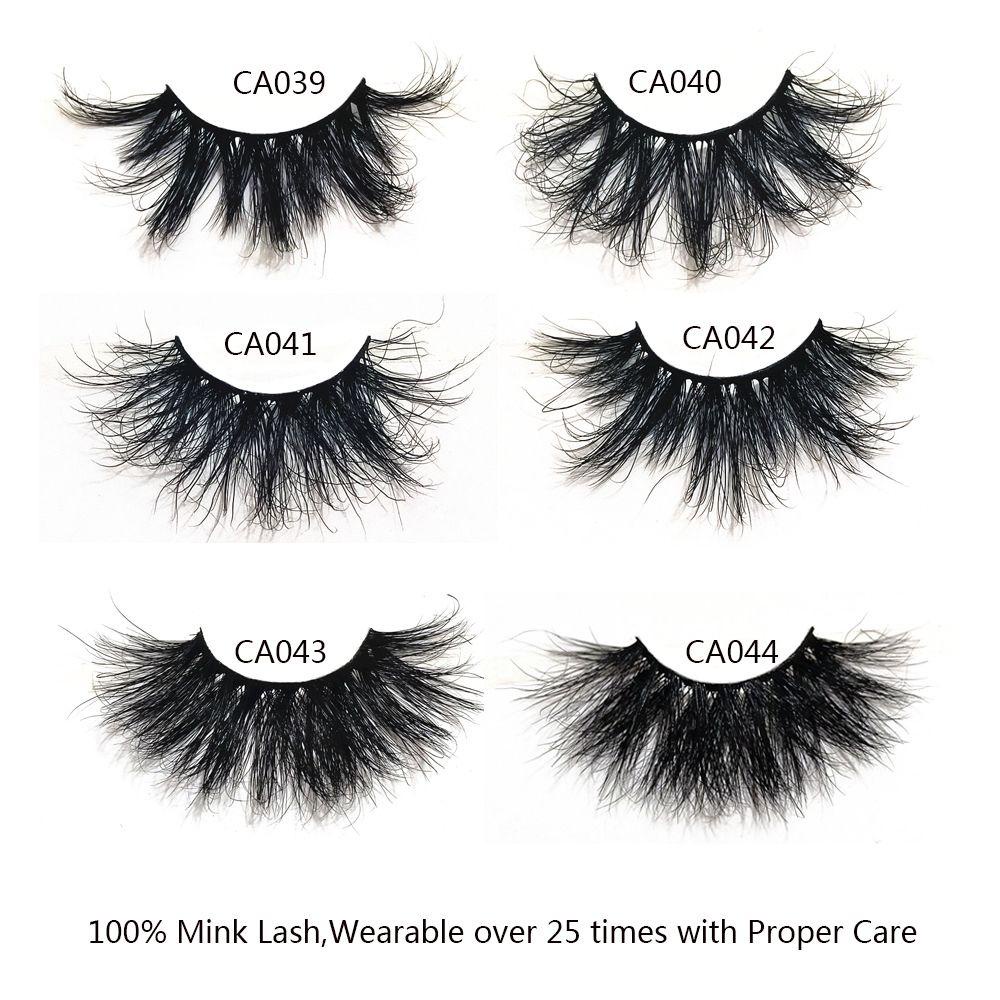 1 Cặp Lông Mi Giả Handmade SKONHED 100% Lông Chồn 3D