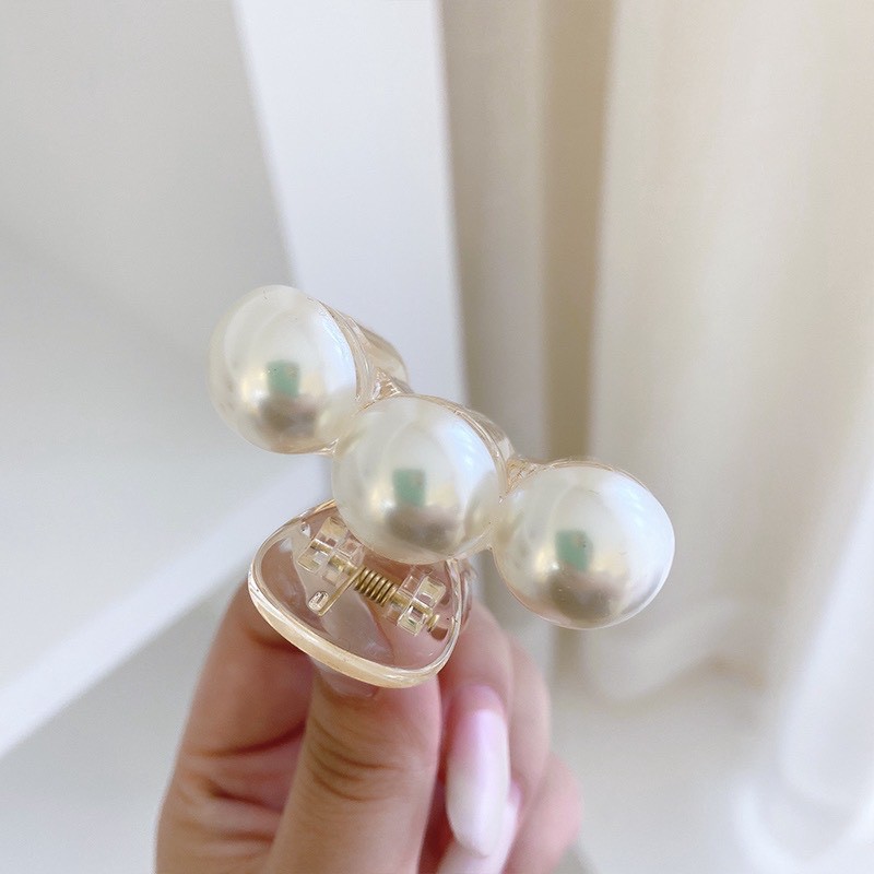 Kẹp Tóc Đính Ngọc Trai Nhân Tạo Phong Cách Hàn Quốc Cho Nữ