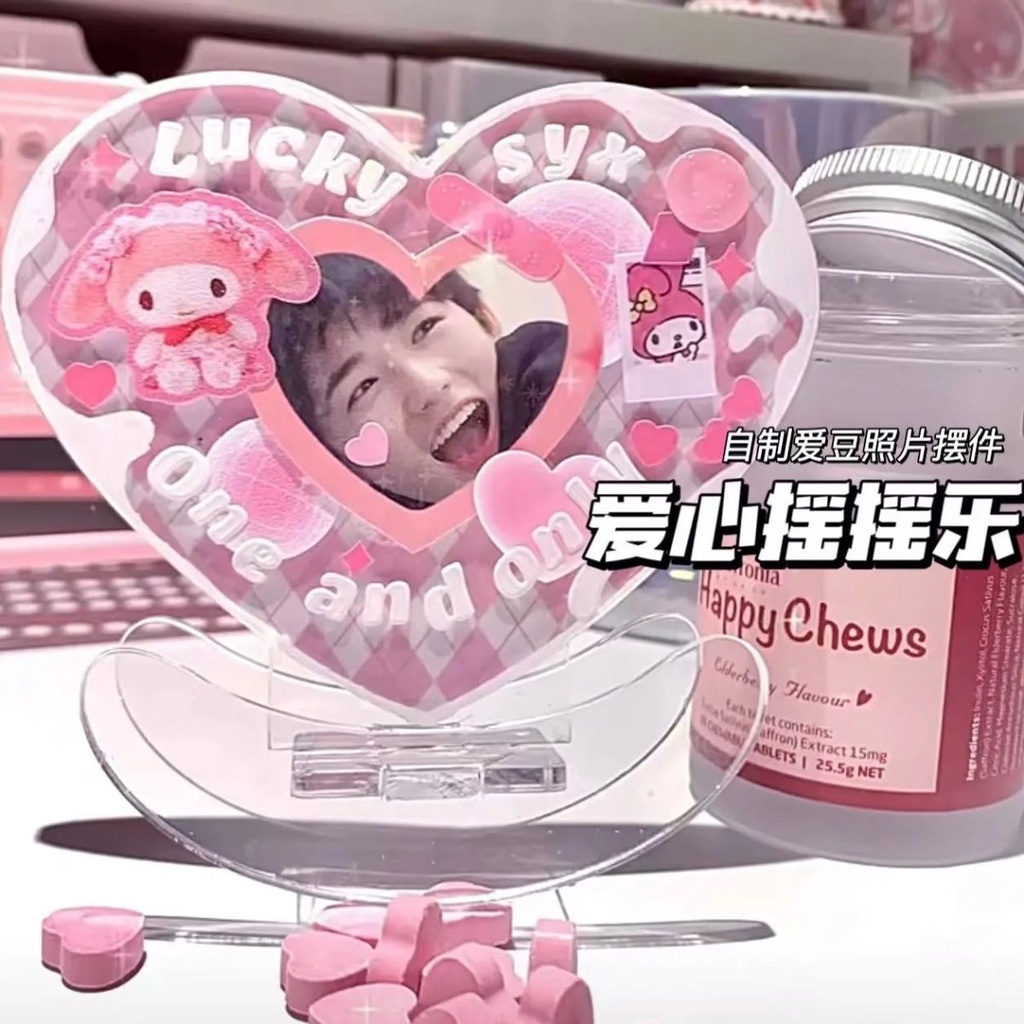 Khung Ảnh Đứng Bằng Acrylic Trong Suốt In Hình Ngôi Sao BTS Chasing BTS Cuckoo Màu Đen Sáng Tạo Để Bàn Trang Trí DIY