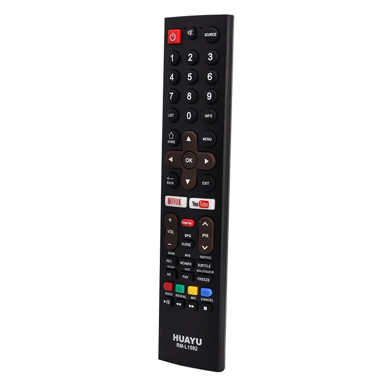 Remote điều khiển tivi SKYWORTH smart RM-L1592 (Đen - Dùng cho tất cả các dong SKYWORTH)