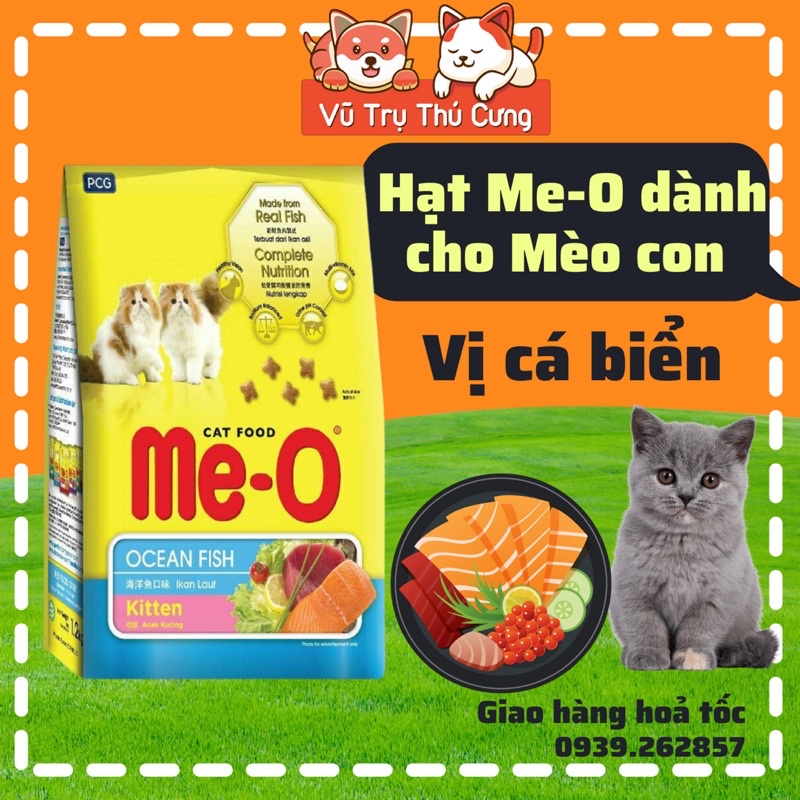 [1.1Kg] Thức ăn hạt Me-O Kitten dành cho mèo con dưới 12 tháng