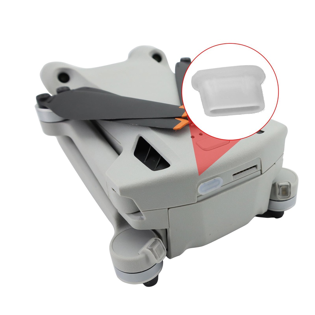 1 Cặp Nút Bịt Cổng Sạc RC / RC-N1 Chống Bụi Chống Ẩm Cho DJI Mini3 Pro Sự Bảo Vệ mini 3 Pro