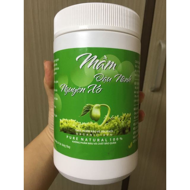 500gr bột mầm đậu nành tăng vòng 1 có giấy chứng nhận ATTP