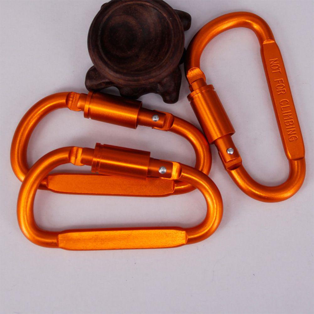 Set 3 Móc Khóa Leo Núi Bằng Hợp Kim Nhôm Màu Đen Chất Lượng Cao SHOUKEY