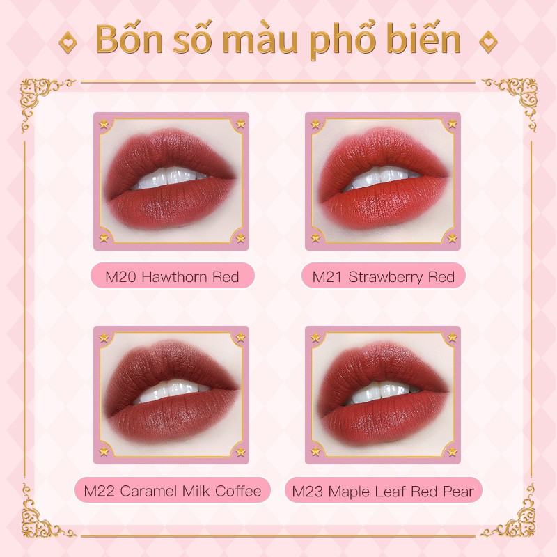 ZEESEA Hộp quà tặng Alice Joint Lip Glaze 1 hộp quà gồm 4 thỏi son | BigBuy360 - bigbuy360.vn