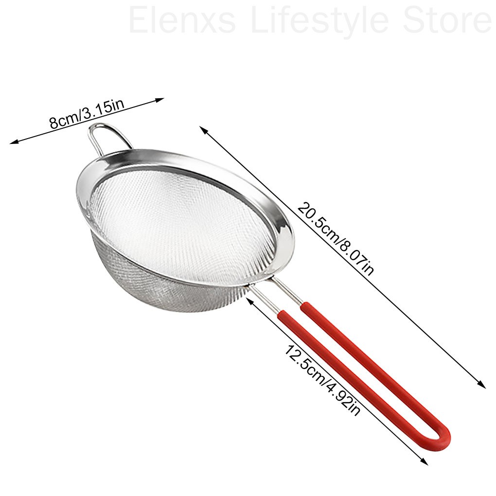 Rây Bột 2 / 30 / 8cm Bằng Thép Không Gỉ