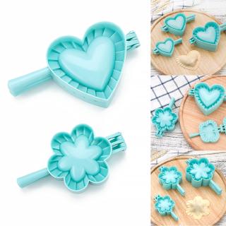 DIY Dumplings Tool Kitchen Dumpling Mold Flower Heart Dough Press Dumpling Pie Ravioli Baking Accessories Fancy Dumpling Laminator