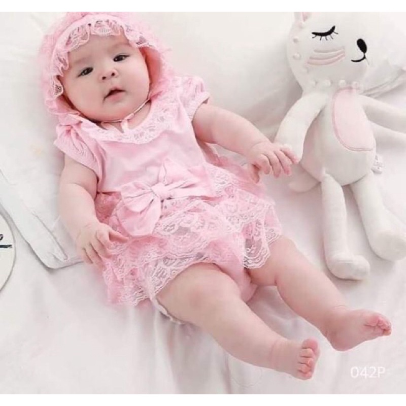 Body váy Công chúa phối ren cho bé