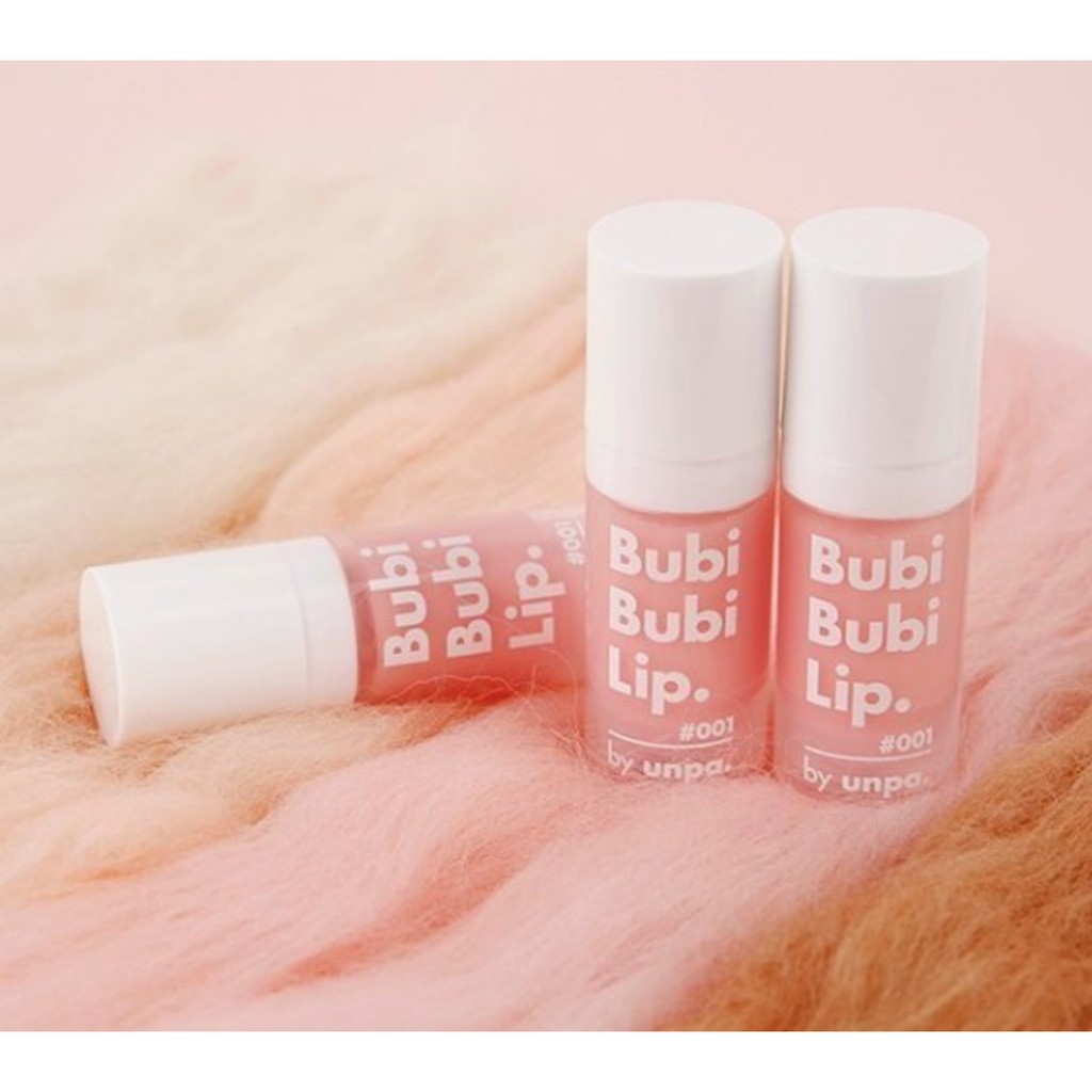 Gel sủi bọt tẩy môi hồng bubi lip