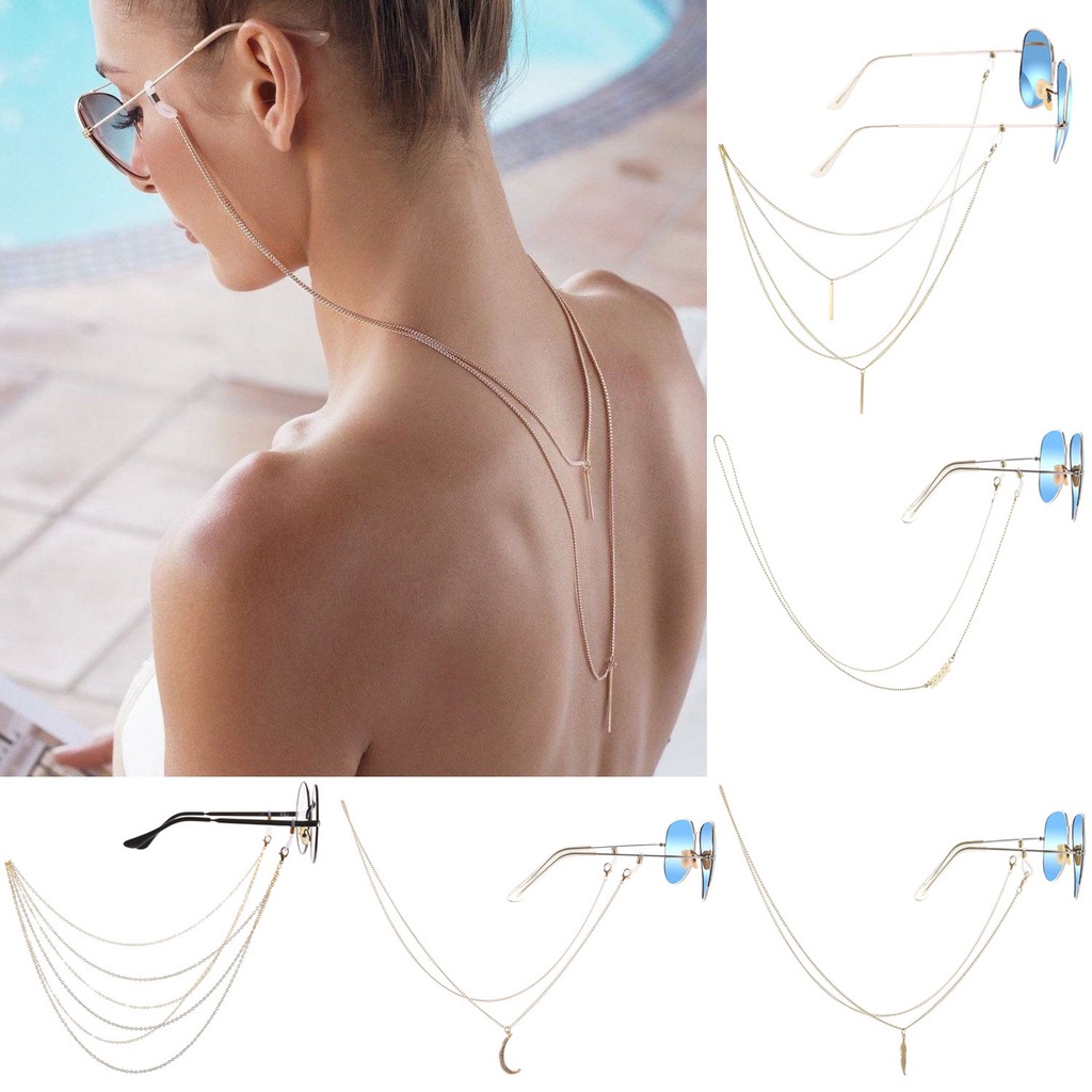 Dây đeo mắt kính nhiều lớp bằng kim loại chống trượt MIHAN1