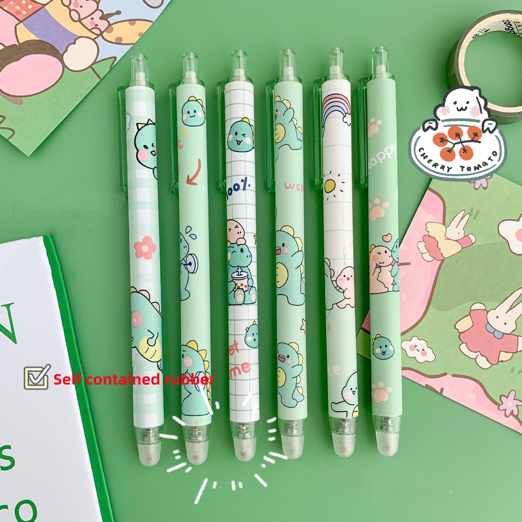 Bộ bút viết mực gel 6 kiểu xóa được cao cấp cho học sinh