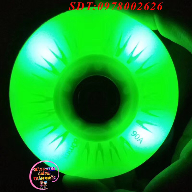Bánh patin đèn led nhiều màu giá rẻ
