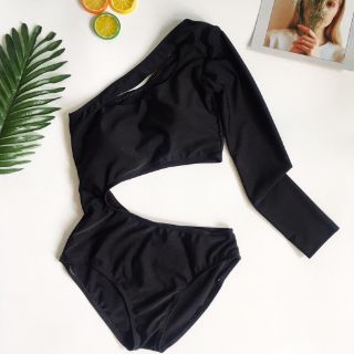 Bikini tay dài liền thân khoét eo tinh tế (kèm hình thật)
