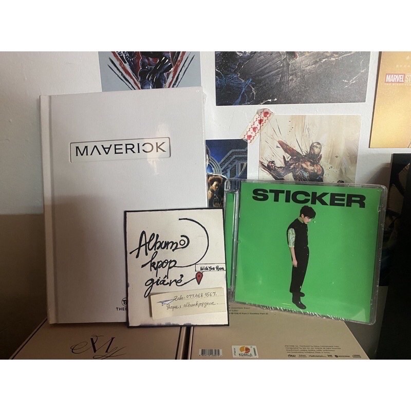 Nct 127 3rd album Sticker nguyên seal.