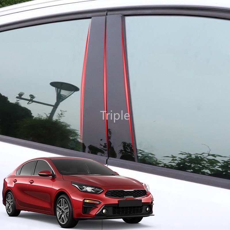 Ốp bóng trụ cửa Kia Cerato 2019, 2020, 2021, 2022