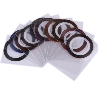 Set 05 cuộn dây kim tuyến 1mm dùng trang trí móng nail