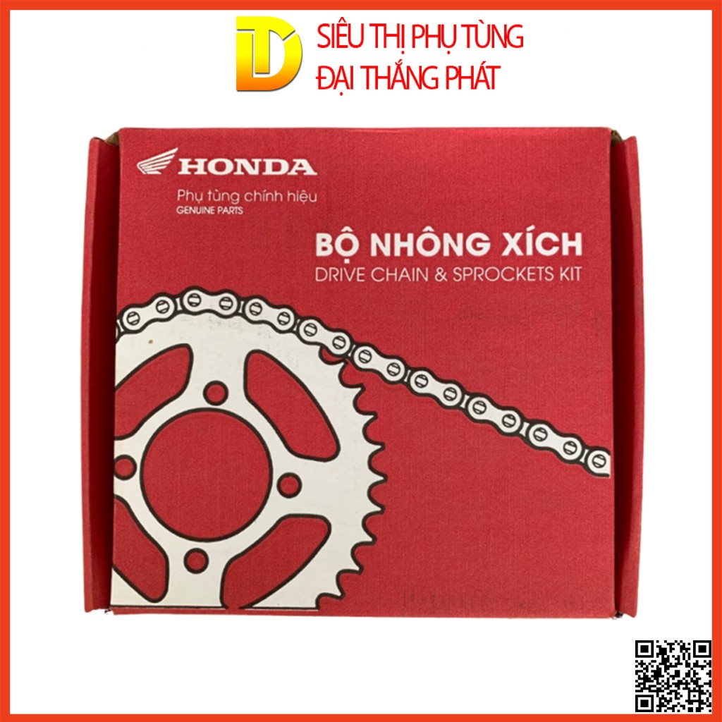 Bộ nhông xích nhông sên đĩa xe số zin chính hãng HONDA wave rs, future 1, wave alpha cũ.