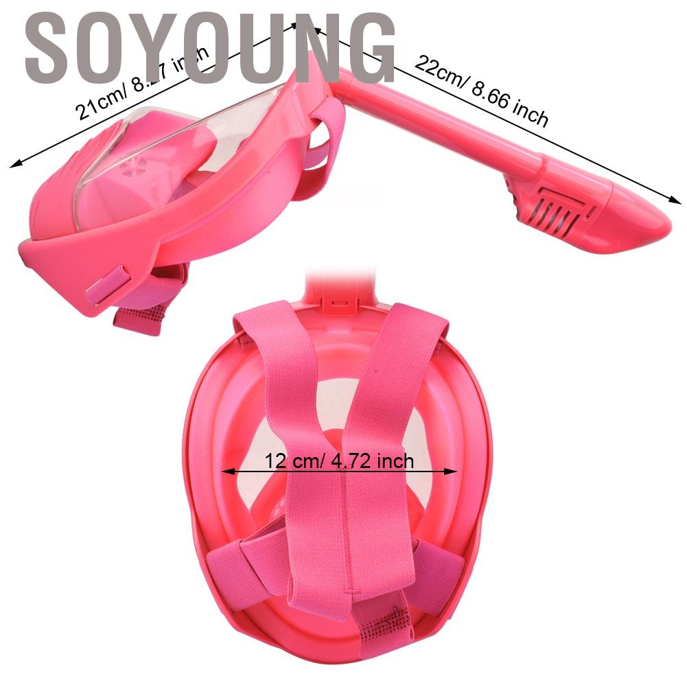 Bộ mặt nạ lặn toàn diện chống nước chống sương mù cho trẻ em | BigBuy360 - bigbuy360.vn