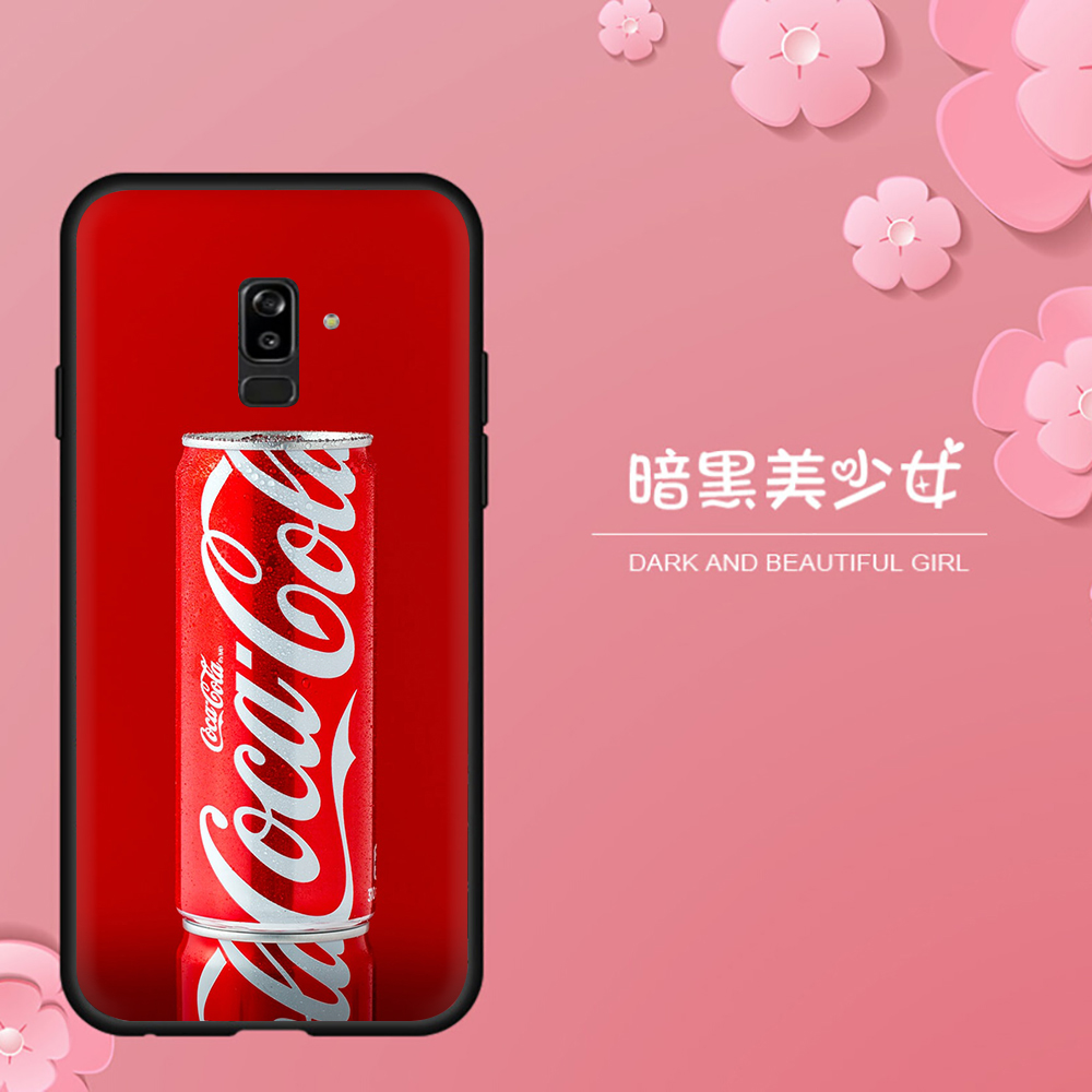 Coca Cola Ốp Điện Thoại Mềm Chống Rơi Họa Tiết Coca Cola Cho Samsung J6 2018 J4 Core / J4 2018 / J4 Plus