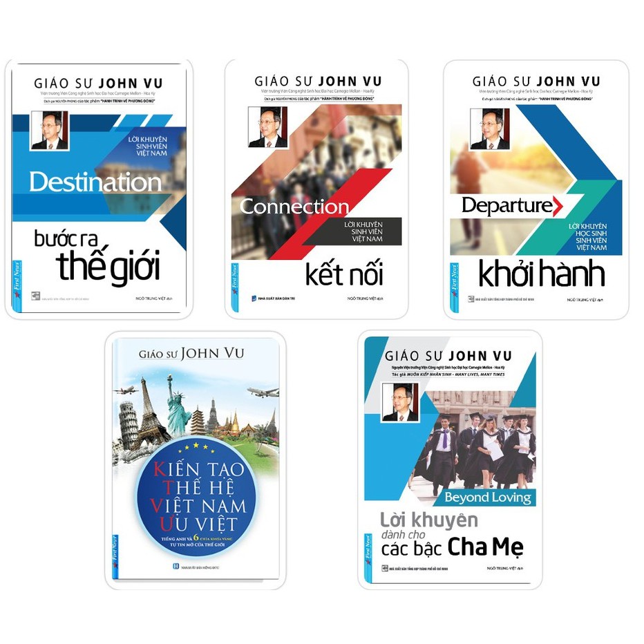 Sách - Combo Giáo sư John Vũ (5 cuốn) - FirstNews Tặng Kèm Bookmark
