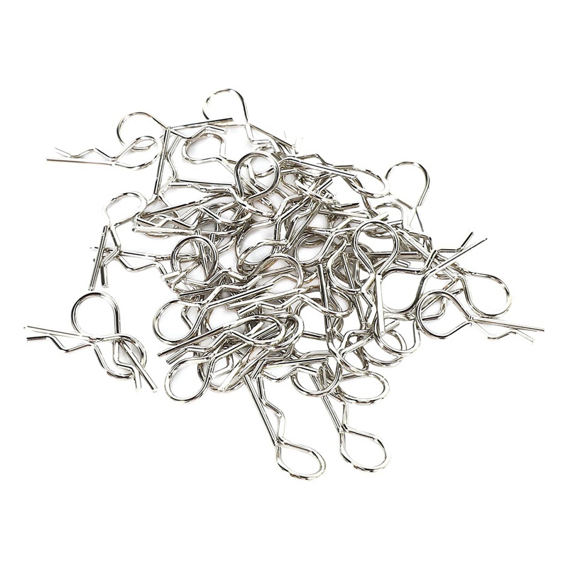 Bộ 50 đinh tán bằng thép không gỉ cho xe hơi điều khiển từ xa 1/10