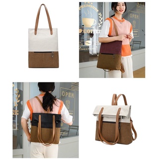 Balo túi xách nữ thời trang vintage mang được 2 kiểu