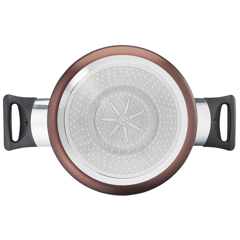 Nồi chống dính thân cao Tefal Day By Day 22cm(G1436105) - lớp phủ TITANIUM Bền với hơn 16,000 lần chà nhám