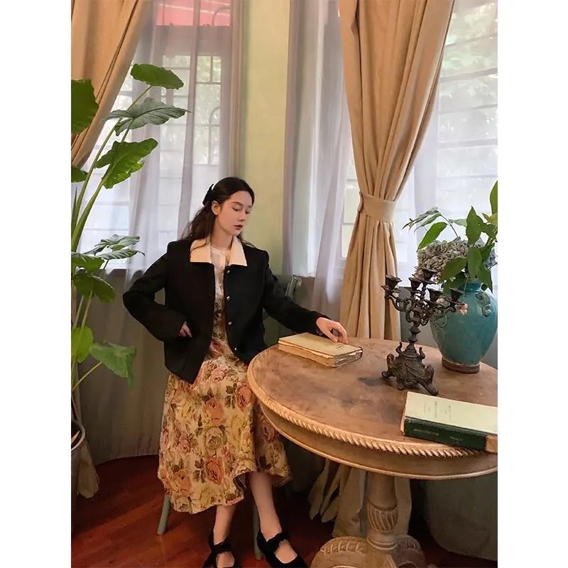 Set váy retro tiểu thư